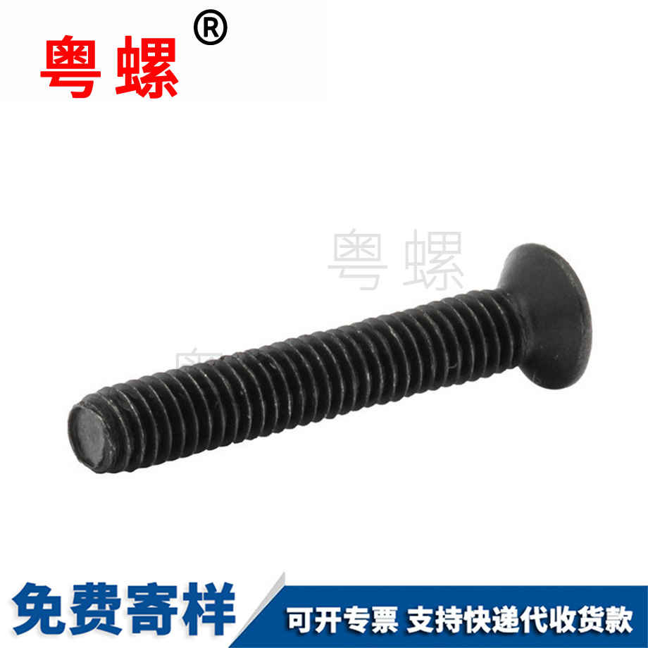 生產(chǎn)黑色十字海西沉頭螺絲