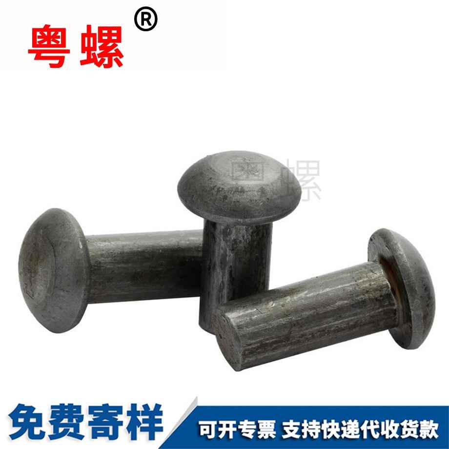 供應鐵中衛(wèi)半中衛(wèi)圓頭實心鉚釘